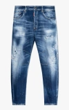 Dsquared2 Pants 5 Pockets In Blue