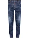 Dsquared2 Slim-fit Distressed Denim Pants In Blue