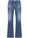 Dsquared2 Mid-rise Flared Jeans In Blue
