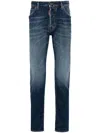 Dsquared2 'cool Guy' Blue Jeans With Logo Patch