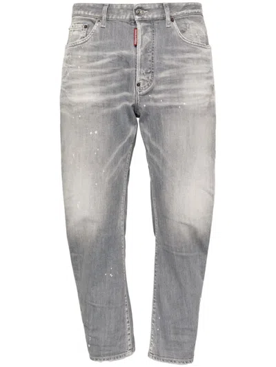 Dsquared2 Pants 5 Pockets In Gray