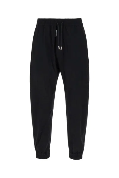 Dsquared2 Man Pants Black Size 38 Polyamide, Elastane In 900