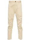 Dsquared2 Beige Stretch Cotton Sexy Chino Pant Beige Dsquared Uomo 52 In Beige