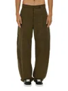 Dsquared2 Ripped Big Chino Pants In Military Green
