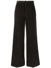 Dsquared2 Wide-leg Corduroy Trousers In Multicolor