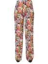 Dsquared2 Wide Pants In Multicolour