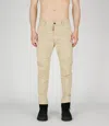 Dsquared2 Beige Medium Waist Trousers In Beige