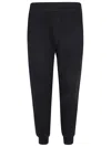 Dsquared2 Cotton Track-pants Elastic Waistband In Black