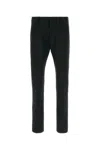 Dsquared2 Virgin Wool And Silk Cigarette Fit Pants In Black