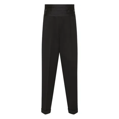 Dsquared2 Belt Loop Casual Pants In Black