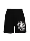 Dsquared2 Icon Print Bermuda Shorts In Black