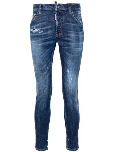Dsquared2 Pants In Blue Navy