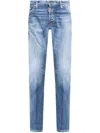 Dsquared2 Men's 642 Denim Cotton Jeans In Blue