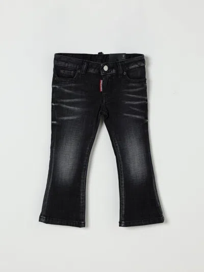 Dsquared2 Pants  Kids Color Denim In Black