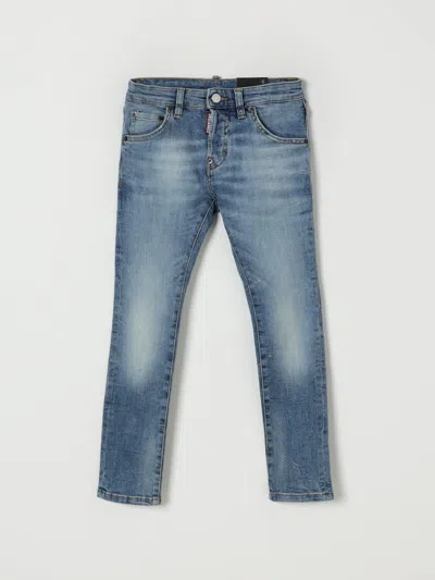 Dsquared2 Pants  Kids Color Denim In Blue