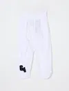 Dsquared2 Technical Cotton Branded Pants In White