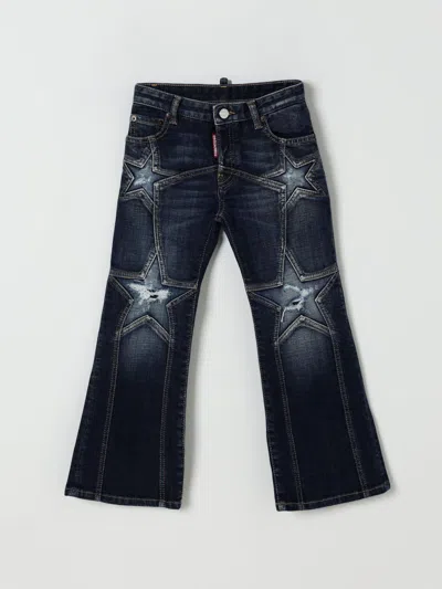 Dsquared2 Pants  Kids Color White In Blue