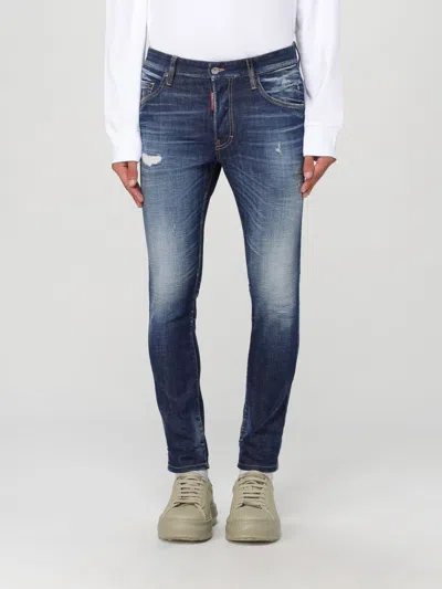 Dsquared2 Pants  Men Color Blue In Blau