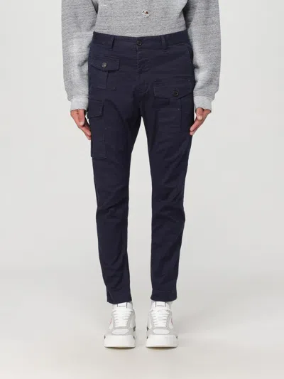 Dsquared2 Pants  Men Color Blue In Blau