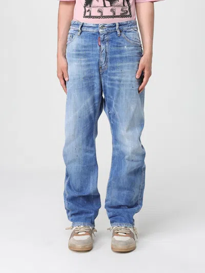 Dsquared2 Trousers  Men Colour Denim