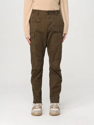 Dsquared2 Pants  Men Color Green In Grün