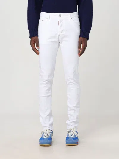 DSQUARED2 JEANS DSQUARED2 MEN COLOR WHITE,F84458001