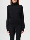 Dsquared2 Heart Embellished Turtleneck Knitted Jumper In Schwarz
