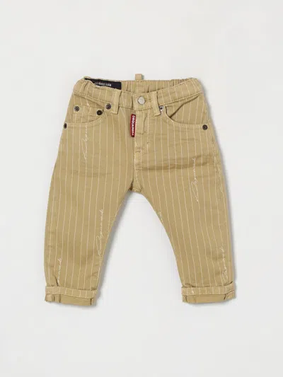 Dsquared2 Babies'  Pants Kids Color Beige In Nude