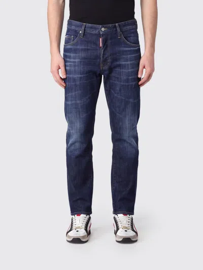 Dsquared2 Pants Men In Blue