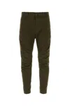 Dsquared2 Dsquared Olive Green Stretch Cotton Sexy Chino Pant In Militarygreen