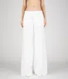 Dsquared2 Wide Leg Trousers In White