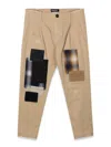 Dsquared2 Pants With Patches In Beige