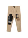 Dsquared2 Pants With Patches In Beige