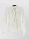Dsquared2 'paris Bow' High Neck Shirt