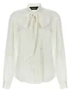 Dsquared2 'paris Bow' High Neck Shirt