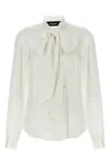 Dsquared2 'paris Bow' High Neck Shirt