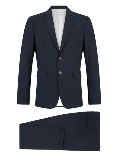 Dsquared2 Paris Button Suit In Blue