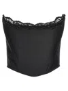 Dsquared2 "parisian Corset" Strapless Top