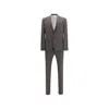 Dsquared2 Men Single-breasted Wool-blend Suit In Gray