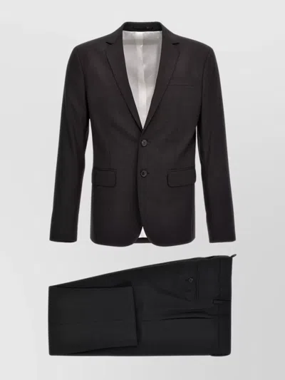 Dsquared2 'paris' Suit With Back Welt Pockets In Brown