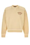 Dsquared2 Dsquared Men Pastel Yellow Cotton Sweatshirt In Nude
