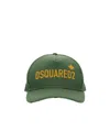 Dsquared2 Patch-detail Cotton Cap In Green