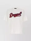Dsquared2 Mens White Embossed Text-print Loose-fit Cotton T-shirt Xl In White