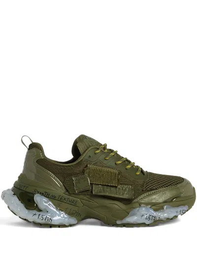 Dsquared2 Patch Faster Sneakers In Green