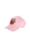 Dsquared2 Patch Logo Baseball Cap In Pink