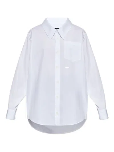 Dsquared2 Patch-pocket Shirt In White