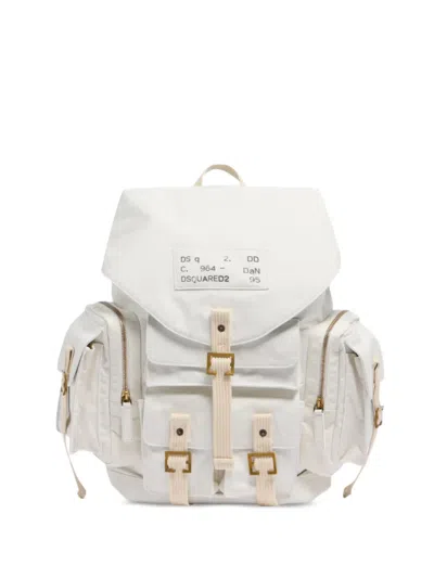 Dsquared2 Rucksack Mit Patch-detail In White