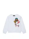 Dsquared2 Patch-detail Logo-print Sweatshirt In White