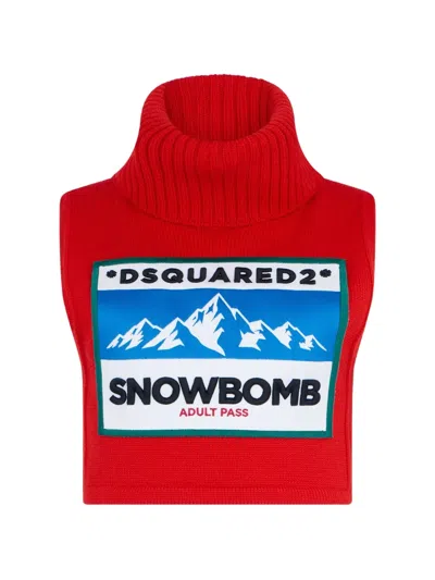 Dsquared2 Patch-detail Sweater In Red