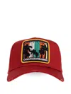 Dsquared2 Patched Baseball Cap In Red